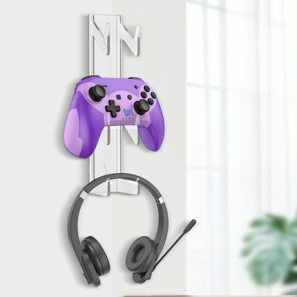 Acrylic Wall Mount For Game Controller And Headphones Controllers & Attachments