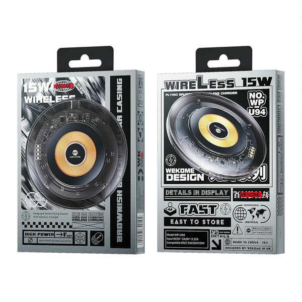 15W Desktop Wireless Charger Sleek Design Chargers & Cradles