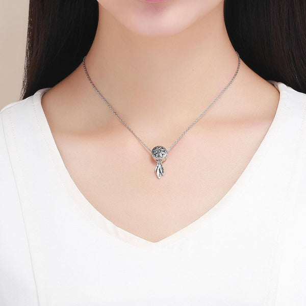 925 Sterling Silver Diy Bracelet Beads Heart Pattern Charms & Pendants