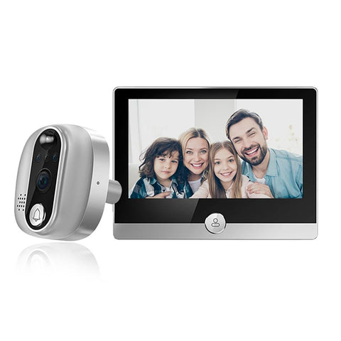 1080P Wifi Smart Doorbell With Motion Detection 4.3 Inch Visual Display Smart Doorbells
