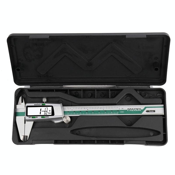 Digital Display Vernier Caliper 0 150Mm Stainless Steel Green Vernier Calipers