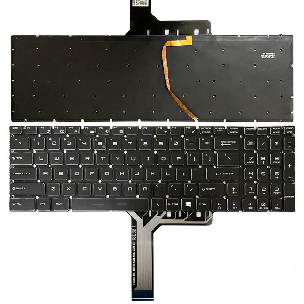 Backlit Laptop Keyboard For Msi Steel Series Us Version Keyboards