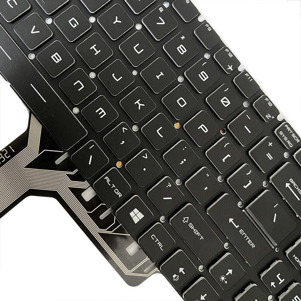 Backlit Laptop Keyboard For Msi Steel Series Us Version Keyboards