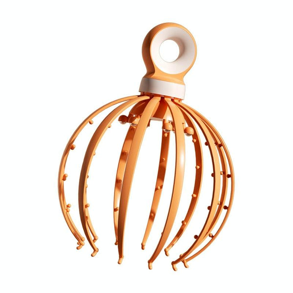 12 Claw Scalp Massager Relaxing Head Meridian Tool Blue Massagers