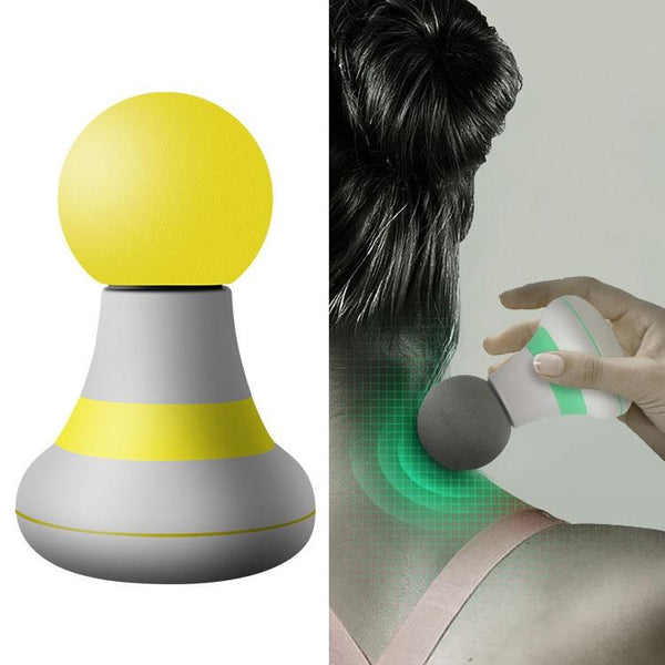 Enhanced Mini Fascia Device Whole Body Muscle Massage Yellow Massagers