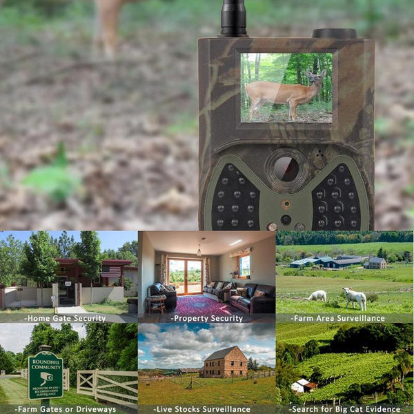 12Mp Waterproof Trail Camera With Night Vision And Mms Function Digital Cameras