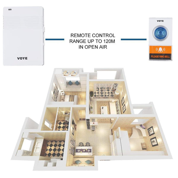 38 Melody Wireless Doorbell White Smart Doorbells