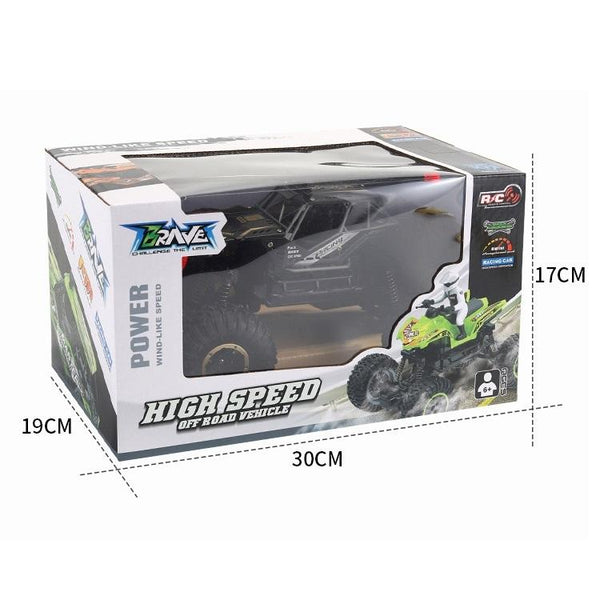Large Alloy Off Road Rc Car For Kids Silver Remote Controlled Toys