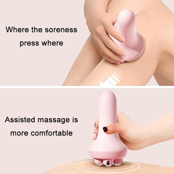 Abdominal Roller Massager For Inner Leg Muscle Relaxation Yellow Massagers