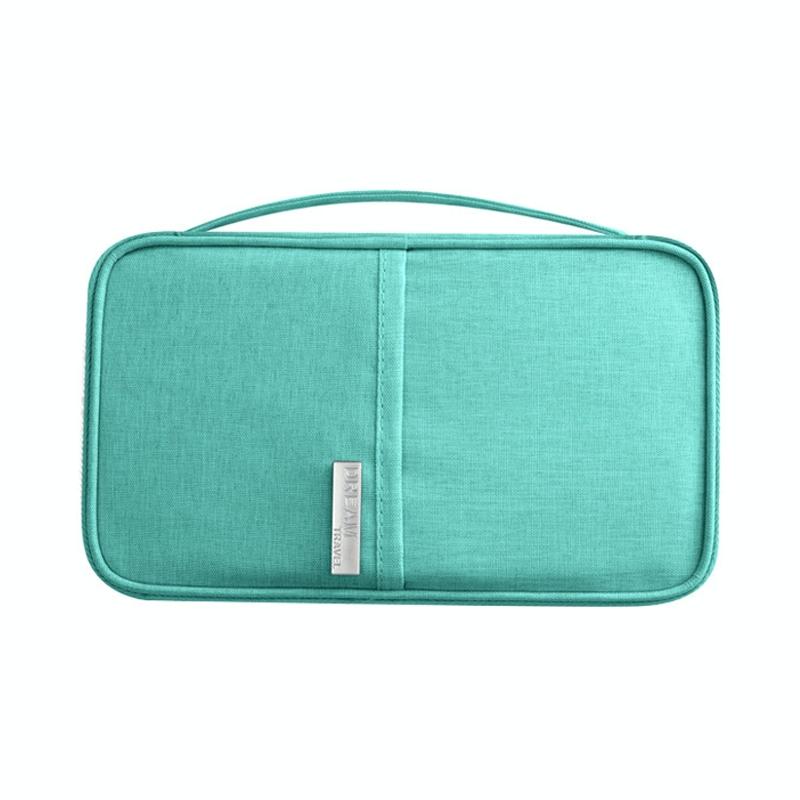 Waterproof Travel Document Bag Blue Small Id & Document Holders