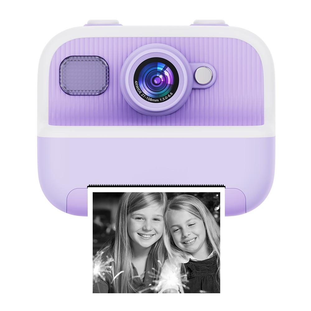 Purple Children's Thermal Camera With Dual 1080P Hd 2400W Pixel 2.4 Inch Display Digital Cameras