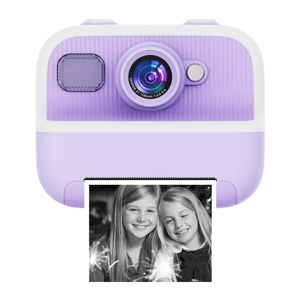 Purple Children's Thermal Camera With Dual 1080P Hd 2400W Pixel 2.4 Inch Display Digital Cameras