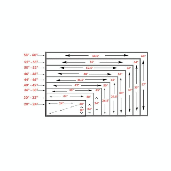 Universal Outdoor Tv Cover 50 52 Inch Waterproof & Dustproof Television Covers