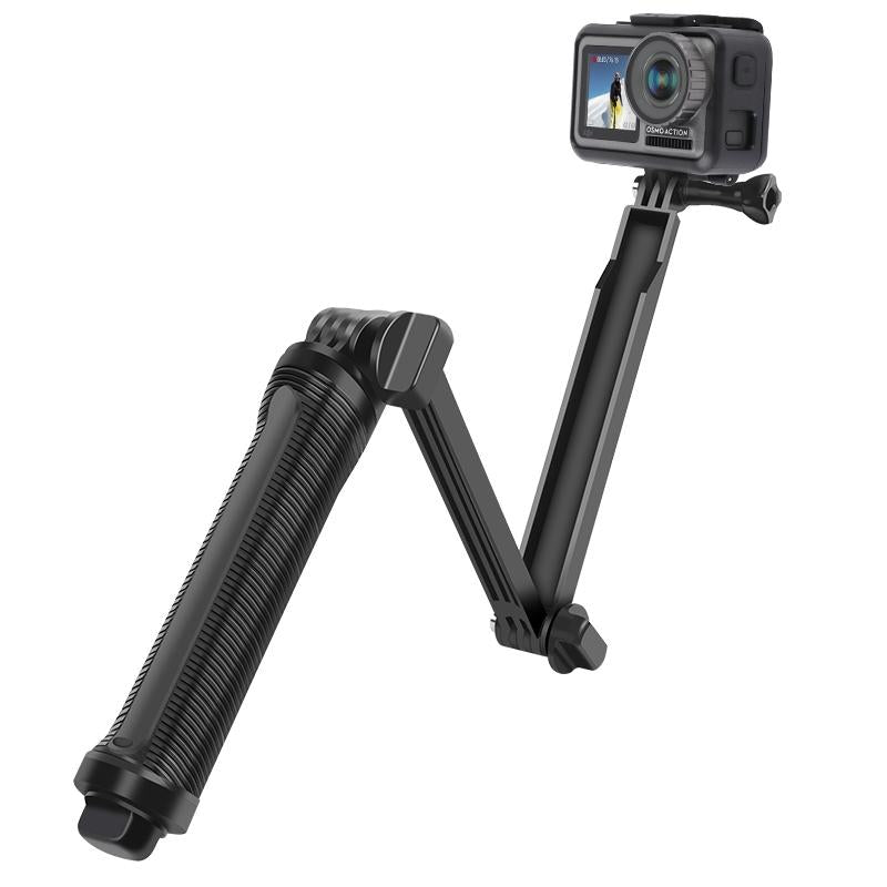 3 In 1 Monopod Tripod Selfie Stick For Gopro Hero12 Portable And Versatile Tripods & Monopods