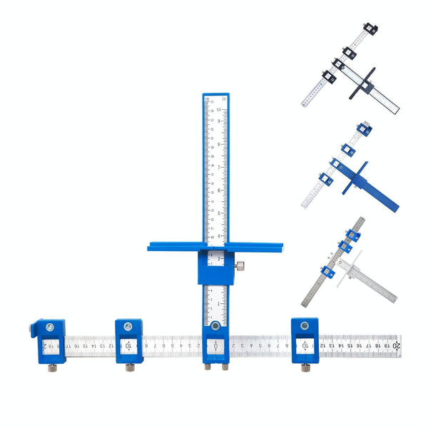 Woodworking Punch Locator For Cabinet Doors Black Handle Set Cabinet Knobs
