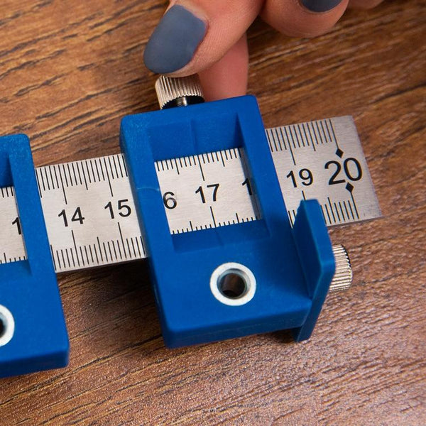 Woodworking Punch Locator For Cabinet Doors Black Handle Set Cabinet Knobs