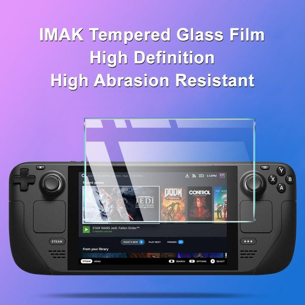Imak H Series Tempered Glass Film For Steam Deck Screen Protectors
