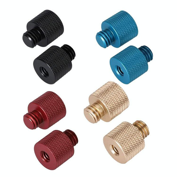 10 Piece / 4 To 3 8 Screw Adapter Red Cables & Adapters