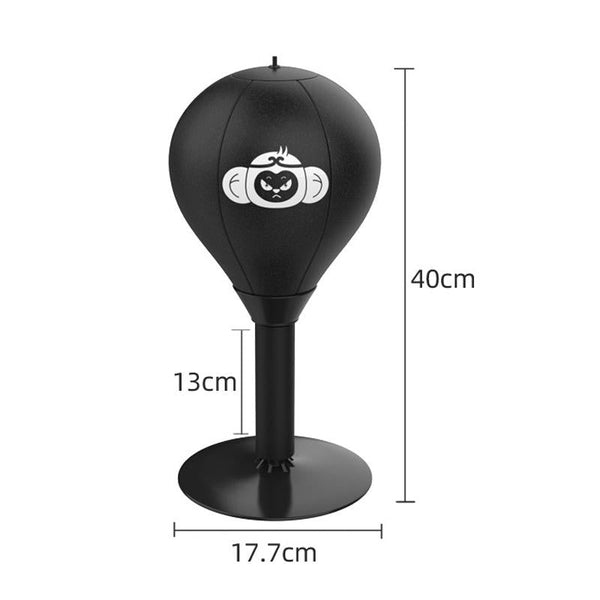 Desktop Speed Ball For Boxing Training Monkey Design + Children Gloves Pump Punching Bags