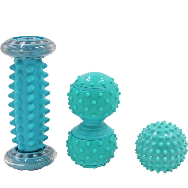 Plantar Fascia Massage Ball Set Green Foot Bottom Bump Peanut 7Cm Tattan Muscle Relaxation Fitness Hand Holding Massagers