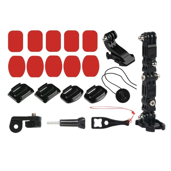 Multi Joint Helmet Mount Set For Action Cameras Audio And Video Accessories Bike Camera Holders Mounts