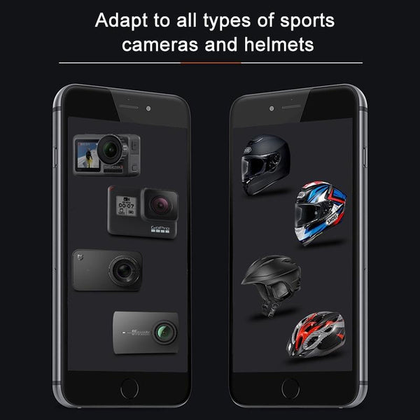 Multi Joint Helmet Mount Set For Action Cameras Audio And Video Accessories Bike Camera Holders Mounts