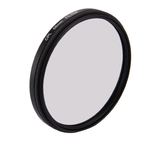 3 In 1 58Mm Round Cpl Lens Filter For Gopro Hero7 / 6 With Cap Camera Drone Accessories