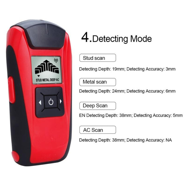 Multifunctional Metal Wall Detector With Cable Wire Reinforcement Electronics Metal Detectors