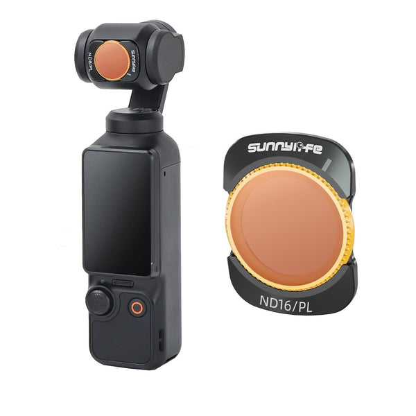 Sunnylife 3 In 1 Nd16 Camera Lens Filter For Dji Osmo Pocket No Gimbal Reset Nd64 Camera Drone Accessories