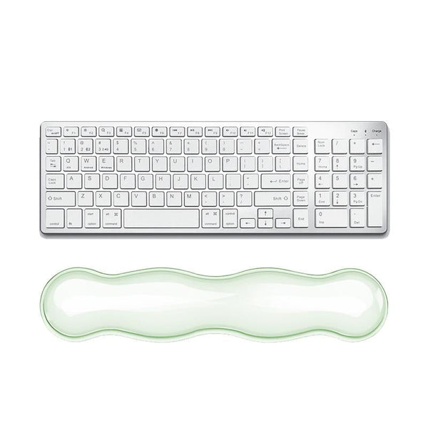 Large Green Silicone Keyboard Wrist Rest & Mouse Pad Mouse Pads & Wrist Rests