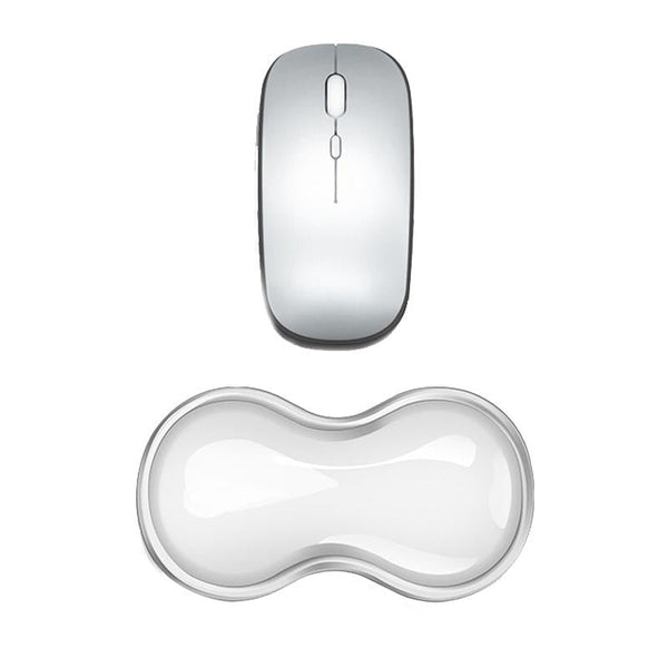 Large Green Silicone Keyboard Wrist Rest & Mouse Pad Mouse Pads & Wrist Rests