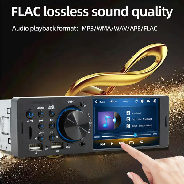 4.1 Inch Touch Screen Car Mp5 Player Fm & Bluetooth Tf Card Remote Control Other Car Audio