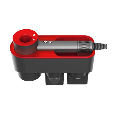 Wall Mounted Hair Dryer Bracket Storage Rack Black Nickel Ordinary Red Bathroom Storage & Organisers
