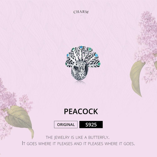 925 Sterling Silver Pea Beaded Diy Bracelet Charms & Pendants