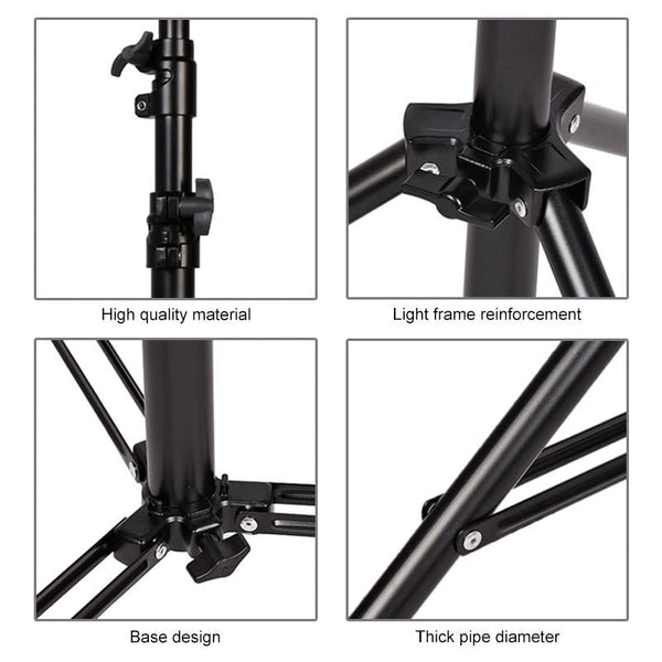 Professional Photography Lighting Stand With Spring Buffer For Studio Flash Light Stands & Booms