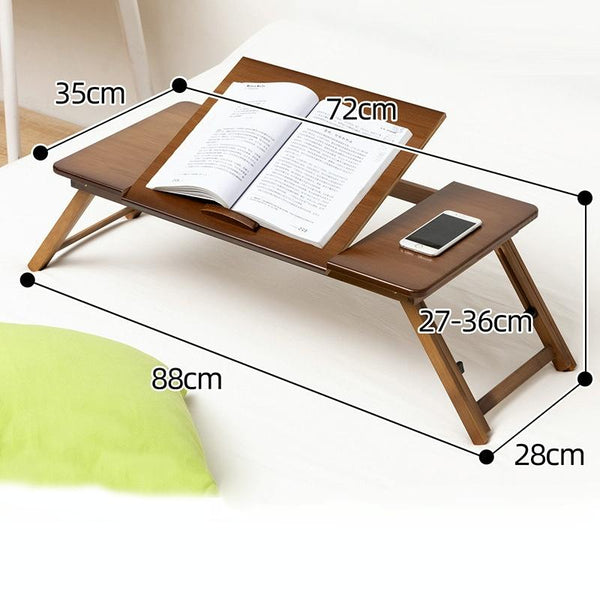 Folding Laptop Desk For Dorm Or Study Height And Space Saver Laptop Desks