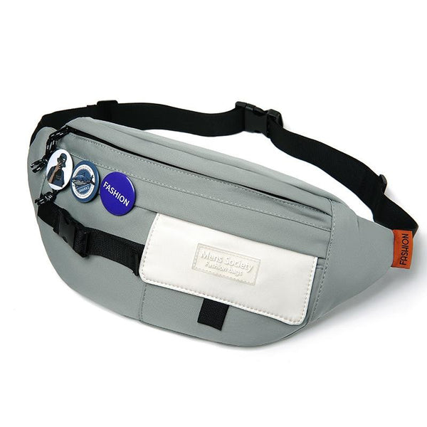 Chest Shoulder Messenger Bag Badge Blue + Lanyard Bags