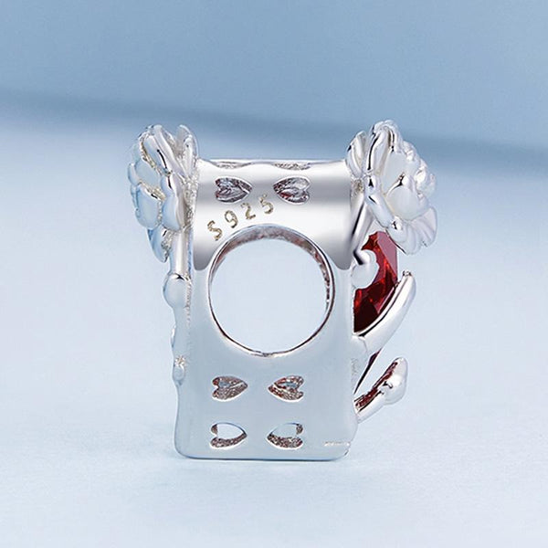 925 Sterling Silver June Birthstone Bracelet Bsc660 Beaded Love Pearl Accessory Style Charms & Pendants