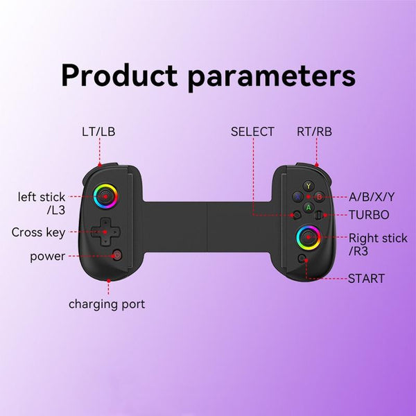 Vibration Grip Wireless Gamepad For Mobile And Pc Green Blue + Receiver Controllers & Attachments