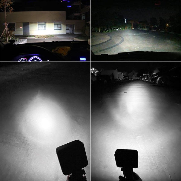 3 Inch 6.3W 6000K Led Square Light 9 Led 10 30V Offroad Truck Car Fog Spotlight Led Car Lights