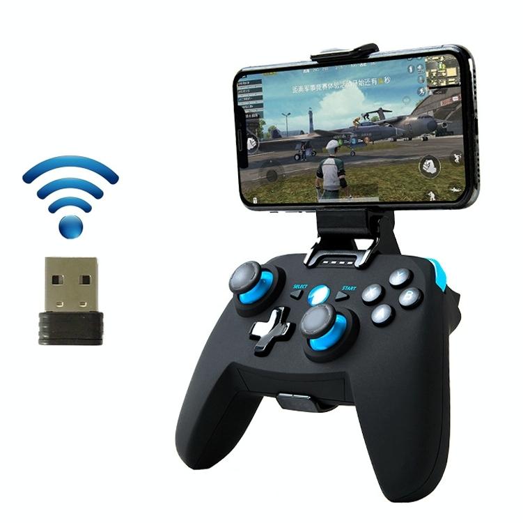 Wireless Game Controller For Android / Ios Pc Ps3 With Bluetooth & 2.4Ghz Includes Handle Bracket Receiver Controllers & Attachments
