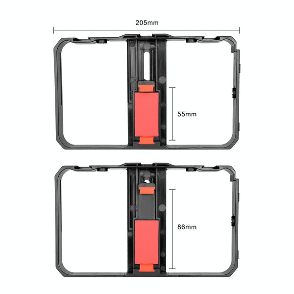 Vlogging Video Rig With Led Light Microphone And Tripod For Audio Camera Accessory Bundles