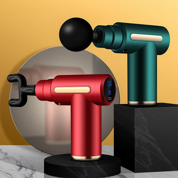 Electric Shock Muscle Massage Gun Mini Black Pocket For Health And Beauty Massagers