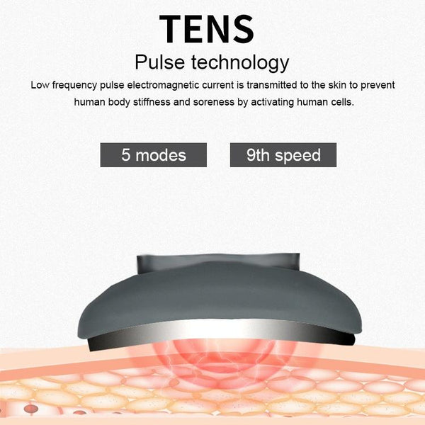 Rechargeable Electric Neck Massager Intelligent Pulse Shock Home Use Massagers