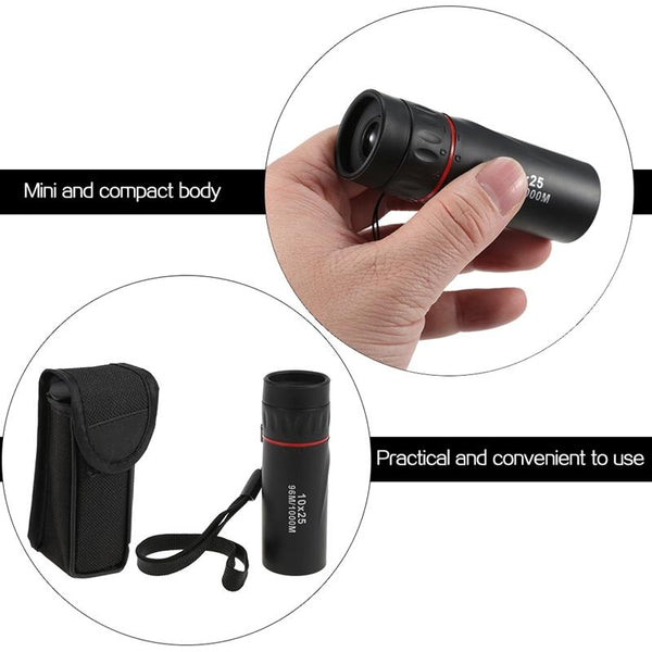 High Definition Dual Focus Monocular Telescope 10X25 Professional Binoculars & Monoculars