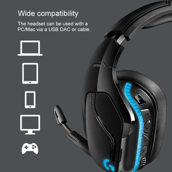 Wireless Dual Mode Gaming Headset With Noise Reduction Headsets