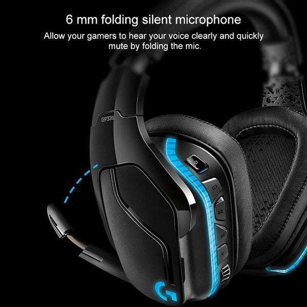 Wireless Dual Mode Gaming Headset With Noise Reduction Headsets