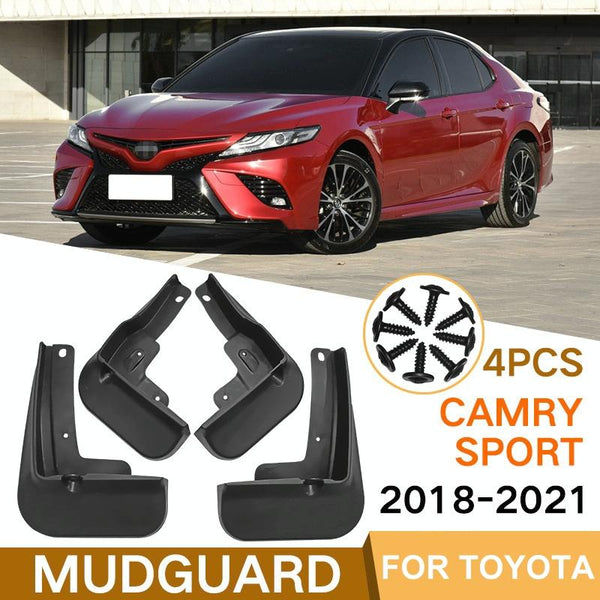 For Toyota Camry Sport 2018 2021 4Pcs / Set Car Auto Soft Plastic Splash Flaps Fender Guard Fenders & Mud Guards