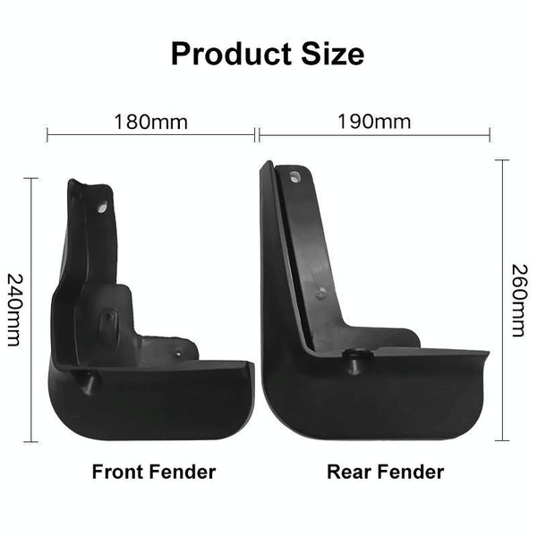 For Toyota Camry Sport 2018 2021 4Pcs / Set Car Auto Soft Plastic Splash Flaps Fender Guard Fenders & Mud Guards