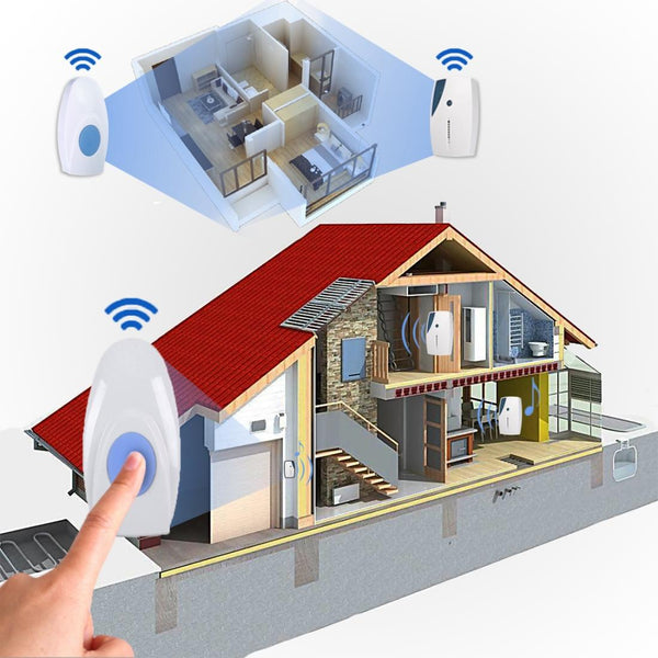 Wireless Waterproof Doorbell With 36 Chimes Remote Control Smart Doorbells